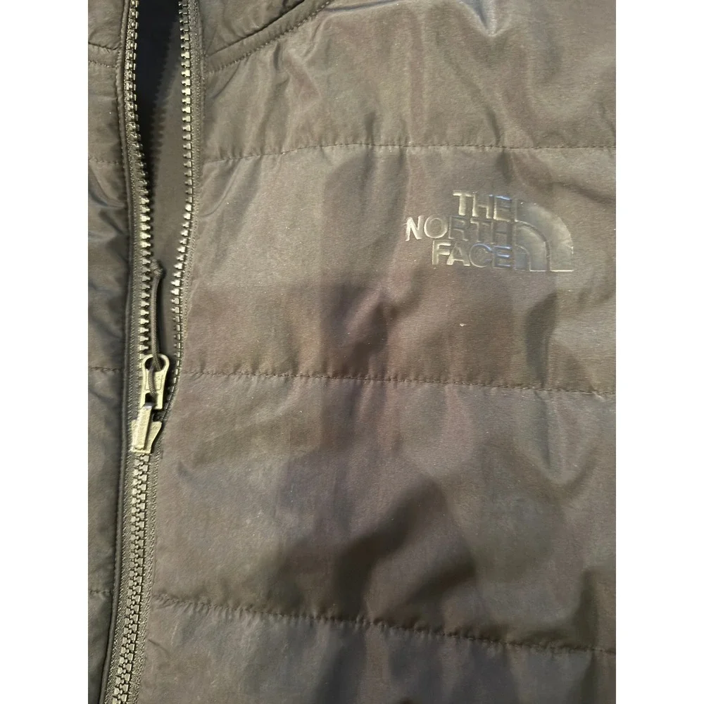 The North Face Black Puffer‎ Jacket Lightweight Full Zip Coat |v1
